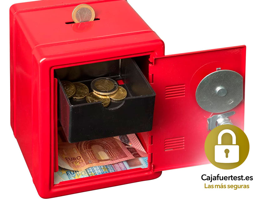 caja fuerte con llave niños