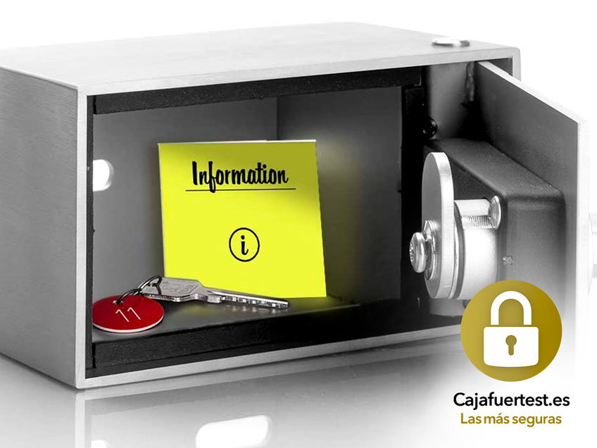 caja fuerte con llave y codigo