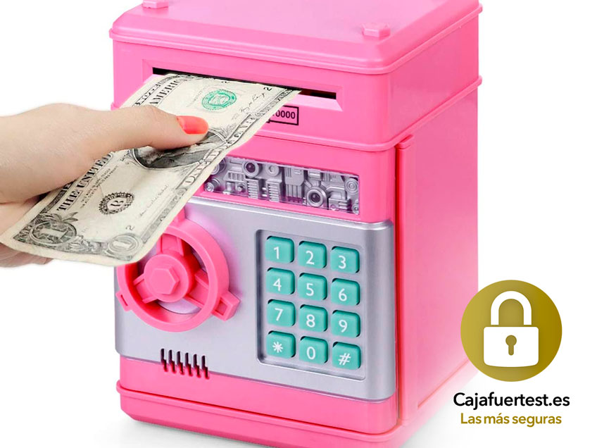 caja fuerte hucha niña