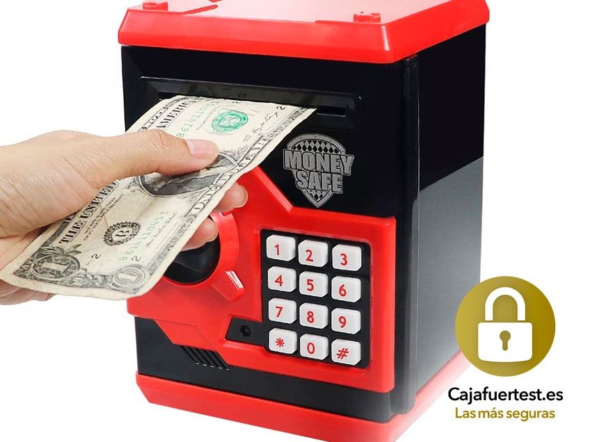 caja fuerte hucha niños