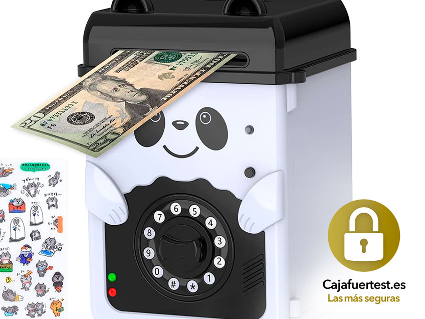 caja fuerte hucha panda