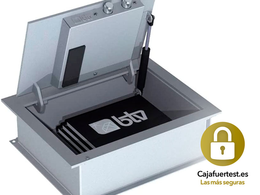 caja fuerte suelo electronica btv